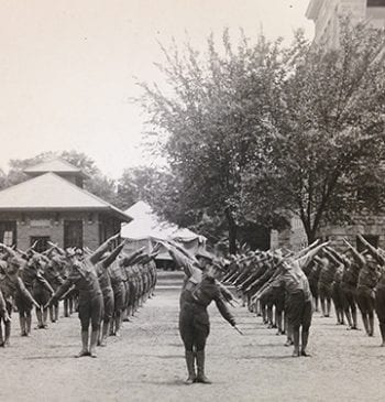 Troops performing SATC Drill