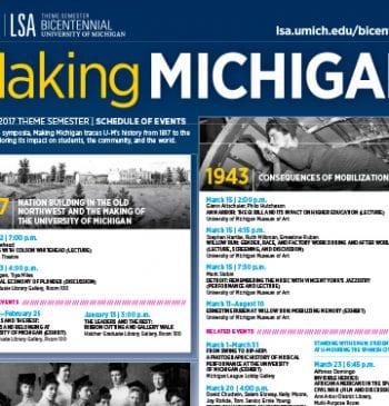 Winter 2017: Making Michigan Brochure