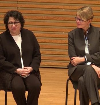 Social Justice and the Performing Arts: A Discussion with Justices Sonia Sotomayor and Susanne Baer Video Screenshot