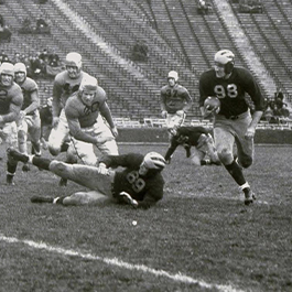 Tom Harmon, UM Football, vs Iowa 1939