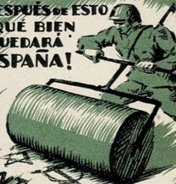 Anti-fascism poster from the Spanish Civil War