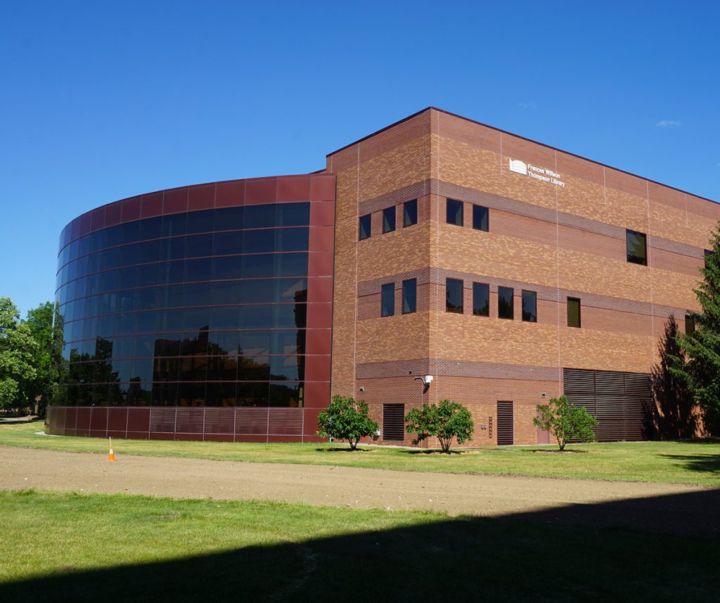 A photo of the Frances Willson Thompson Library.