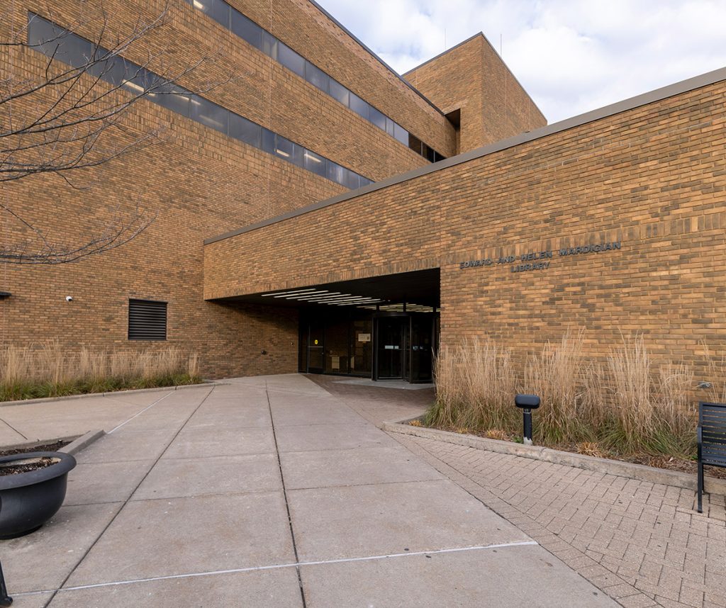 A photo of the Mardigian Library.